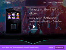 Tablet Screenshot of drinkbox.net